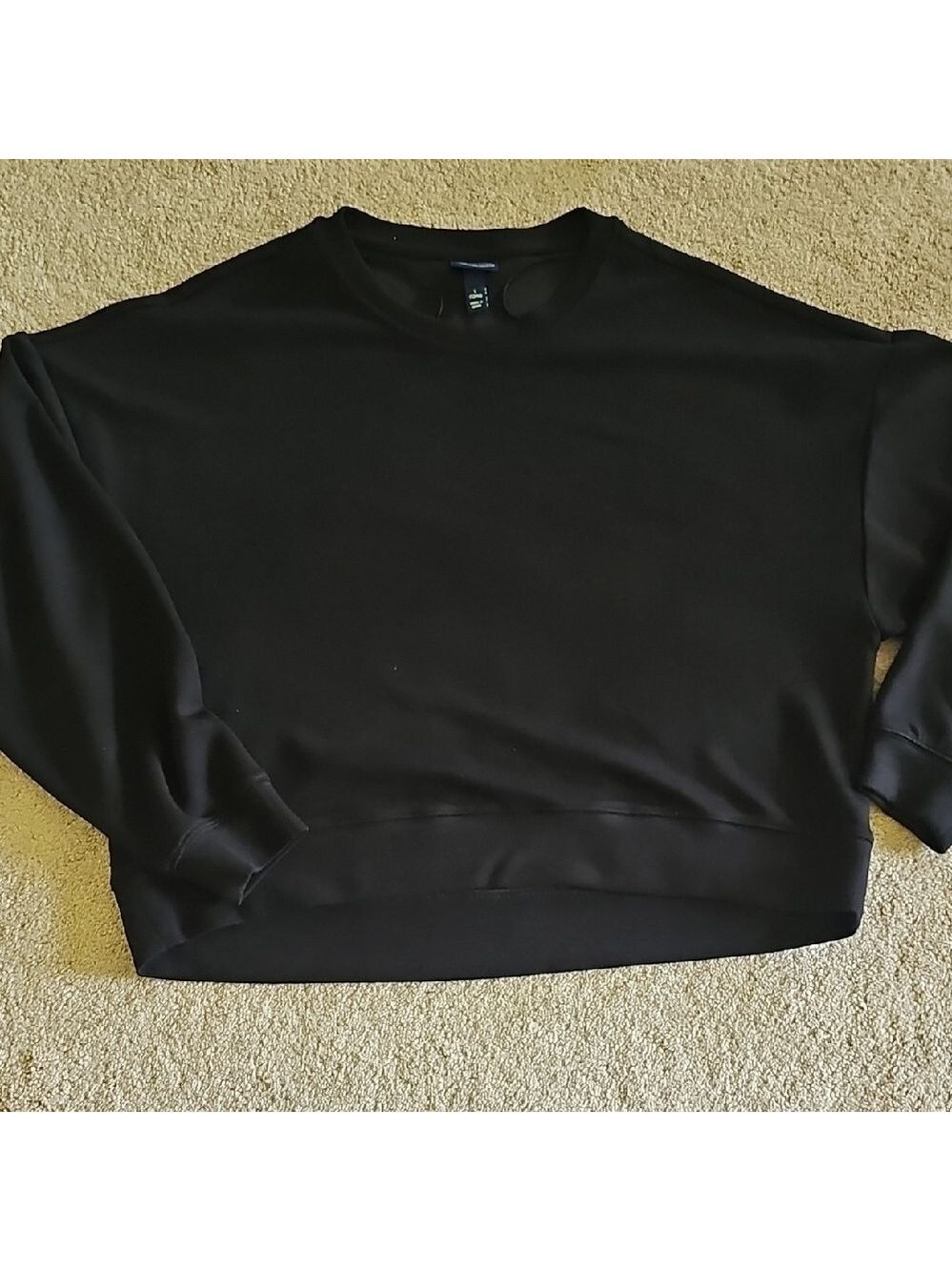 Scoop Black Oversized Long Sleeve Sweatshirt - Picture 2 of 7